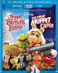 Muppet Treasure Island & The Great Muppet Caper Blu-ray Cover