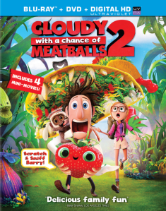 Cloudy With a Chance of Meatballs 2 Blu-ray Cover