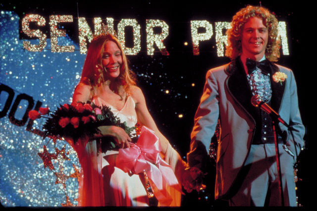Sissy Spacek and William Katt in Carrie
